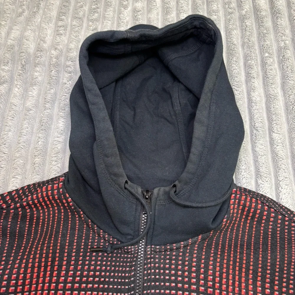 Vintage Nike blue tag Hoodie Mens‎ Large Mini Swoosh Logo Hooded Sweatshirt